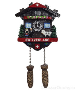 Magnet Aimant coucou suisse - Rouge_