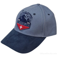 Casquette suisse bleu