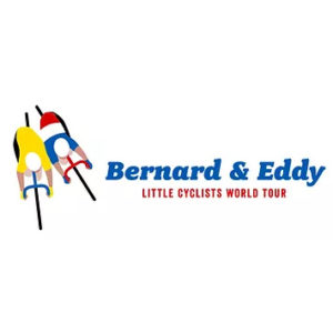 kleines Miniaturfahrrad - Bernard und Eddy Logo