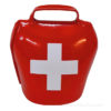 Cloche rouge croix suisse