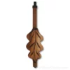 Balancier horloge coucou - Pendule - Bois - Feuille