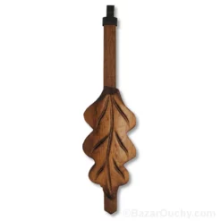 Balancier horloge coucou - Pendule - Bois - Feuille