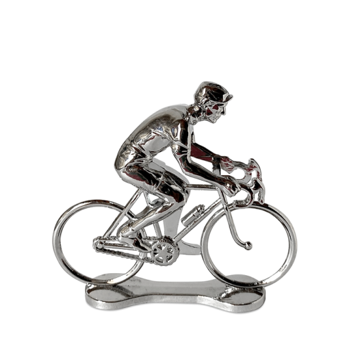 Pequeña bicicleta de metal en miniatura - Bernard y Eddy