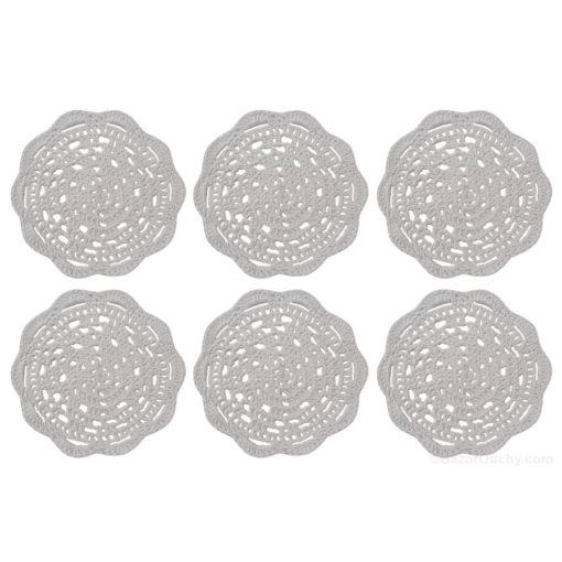 Sous verre crocheté suisse
