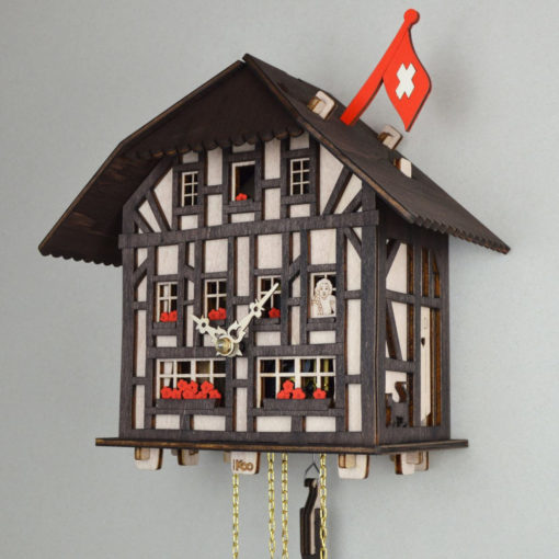Swiss cuckoo clock chalet Heidi SwissKoo