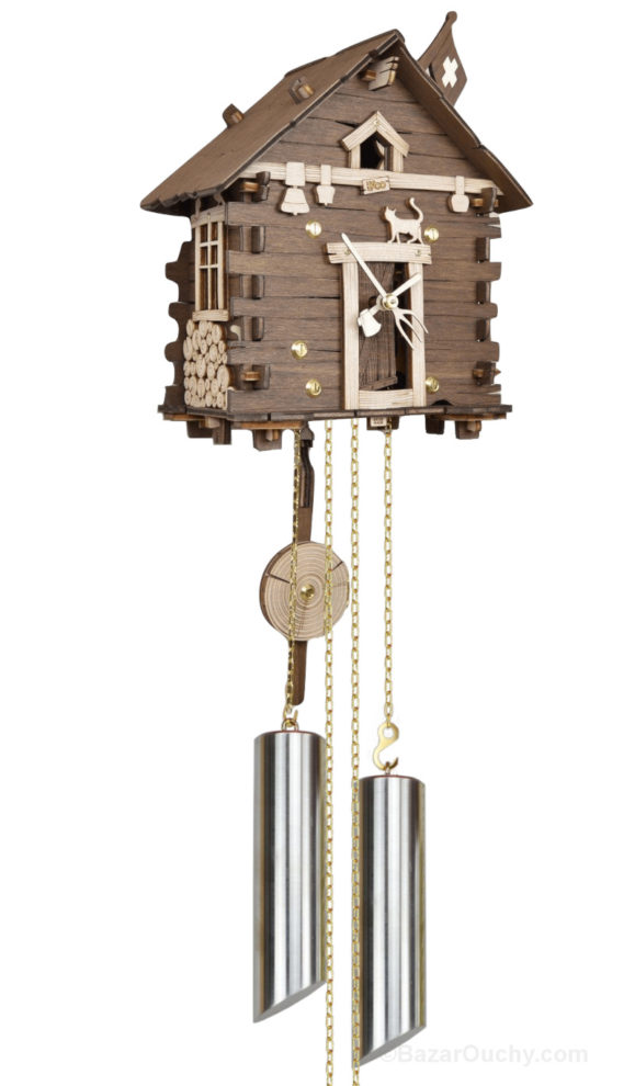 Cuckoo clock Rustikoo brown 8J SwissKoo BazarOuchy