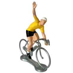 Small miniature metal bike - Yellow jersey - Bernard et Eddy