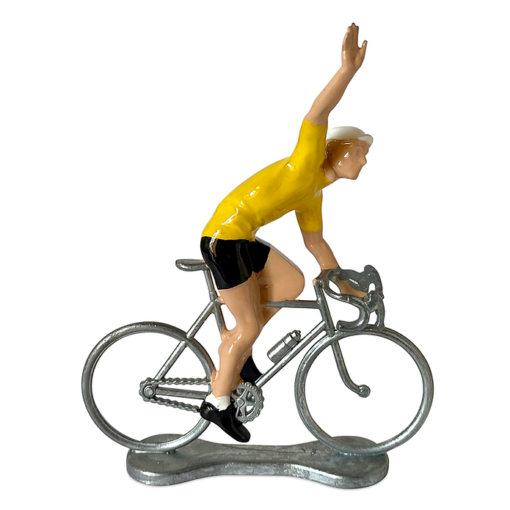 Small miniature metal bike - Yellow jersey - Bernard et Eddy