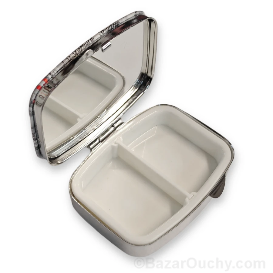 Boite a pilules - Rectangulaire - Motifs suisse