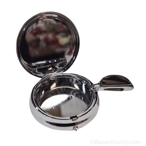 Swiss metal pocket ashtray