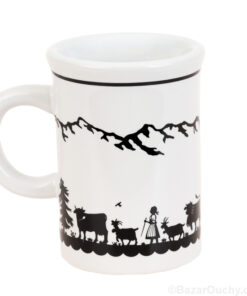 Tasse espresso découpage poya