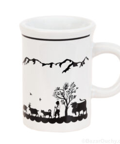 Tasse espresso découpage poya