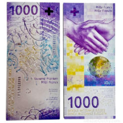 Imán imán billetes suizos 200 francos chf