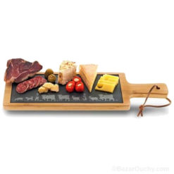 Swiss slate cheese board tray