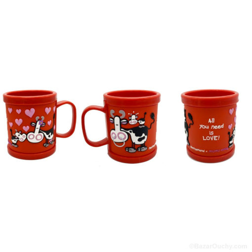 Tasse plastique suisse vache mumu cow