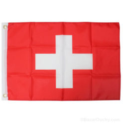 Bandiera Svizzera in tessuto 40x60cm