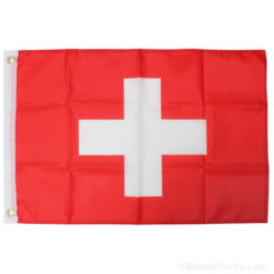 Drapeau suisse tissu 40x60cm