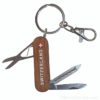 Wooden swiss knife keyring