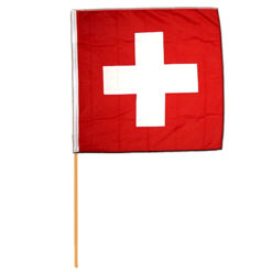Swiss stick flag