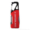 Swiss keychain with flashlight and knife