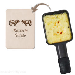 Support pour poser raclette