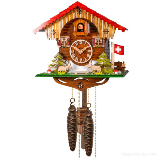 Cuckoo Swiss cross chalet Heidi