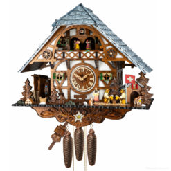 Swiss chalet cuckoo clock