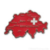 Swiss Shaped Magnet - Red