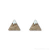 Earring - Swiss mountain in wood_