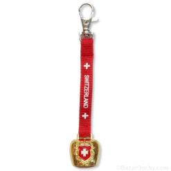Cloche suisse porte clé - Croix suisse