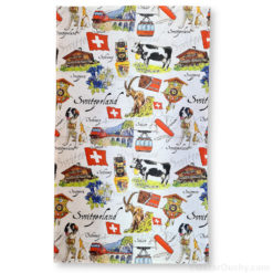 Linge Torchon de cuisine motifs suisse