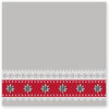 Swiss edelweiss paper napkin