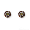 Earring Edelweiss wood - Silver - Switzerland