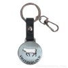 Swiss key ring with metal cow
