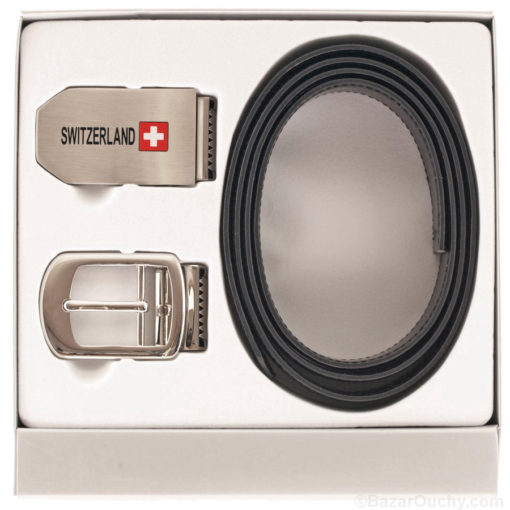 Ceinture boucle croix suisse Switzerland