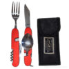 Swiss knife fork spoon for picnic