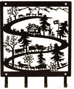 Patere crochet découpage suisse