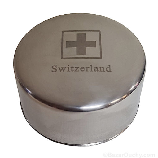 Foldable metal glass - Telescopic - Retractable - Switzerland