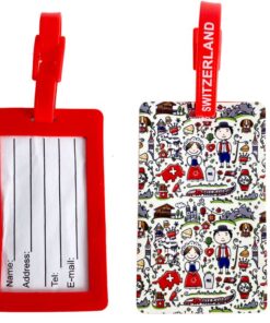 étiquette à bagage suisse