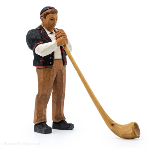 Joueur de cor des Alpes - Fait main - Brienz - Appenzeller