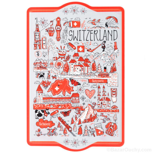 Plateau-28x19-Dessins-mains-suisse-Rouge