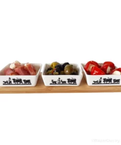 Coupe - Bol - Apéritif - Blanc motif poya découpage suisse