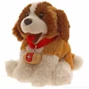 St. Bernard dog plush with barrel - Soft