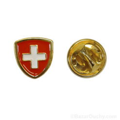 Swiss federal cross pin