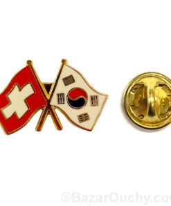 pins suisse Corée drapeau