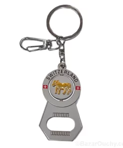 Décapsuleur porte-clé suisse