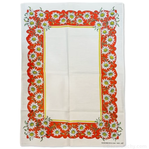 Linen Kitchen towel - Mid thread - Edelweiss