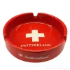 Aschenbecher mit rotem Schweizer Kreuz