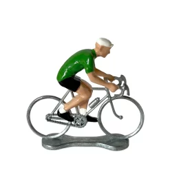 Small miniature cycling bike Green jersey - Bernard and Eddy