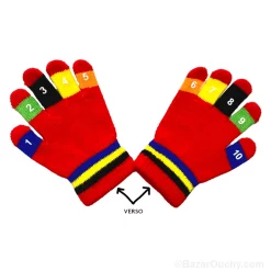 Children's finger number glove - Switzerland